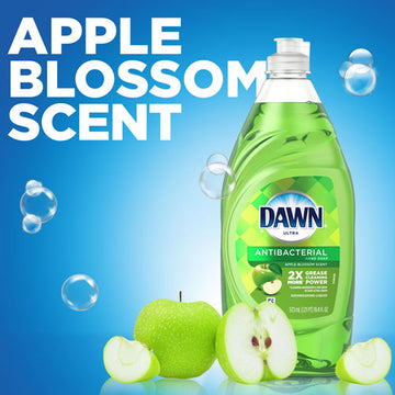 Dawn® Ultra Antibacterial Dishwashing Liquid, Apple Blossom, 40 Oz Bottle, 8-carton freeshipping - TVN Wholesale